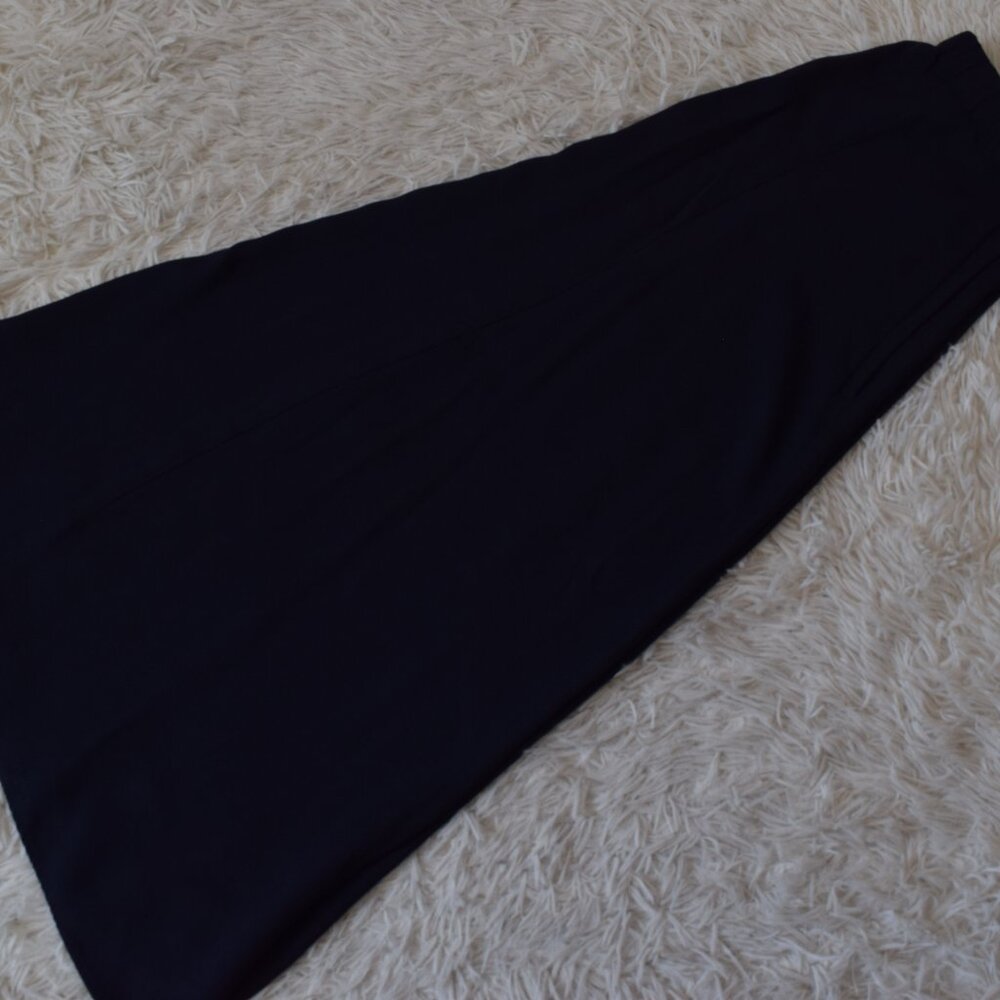 Vintage 80s DION Navy Midi Skirt size L | 28-30 waist - Picture 8 of 10